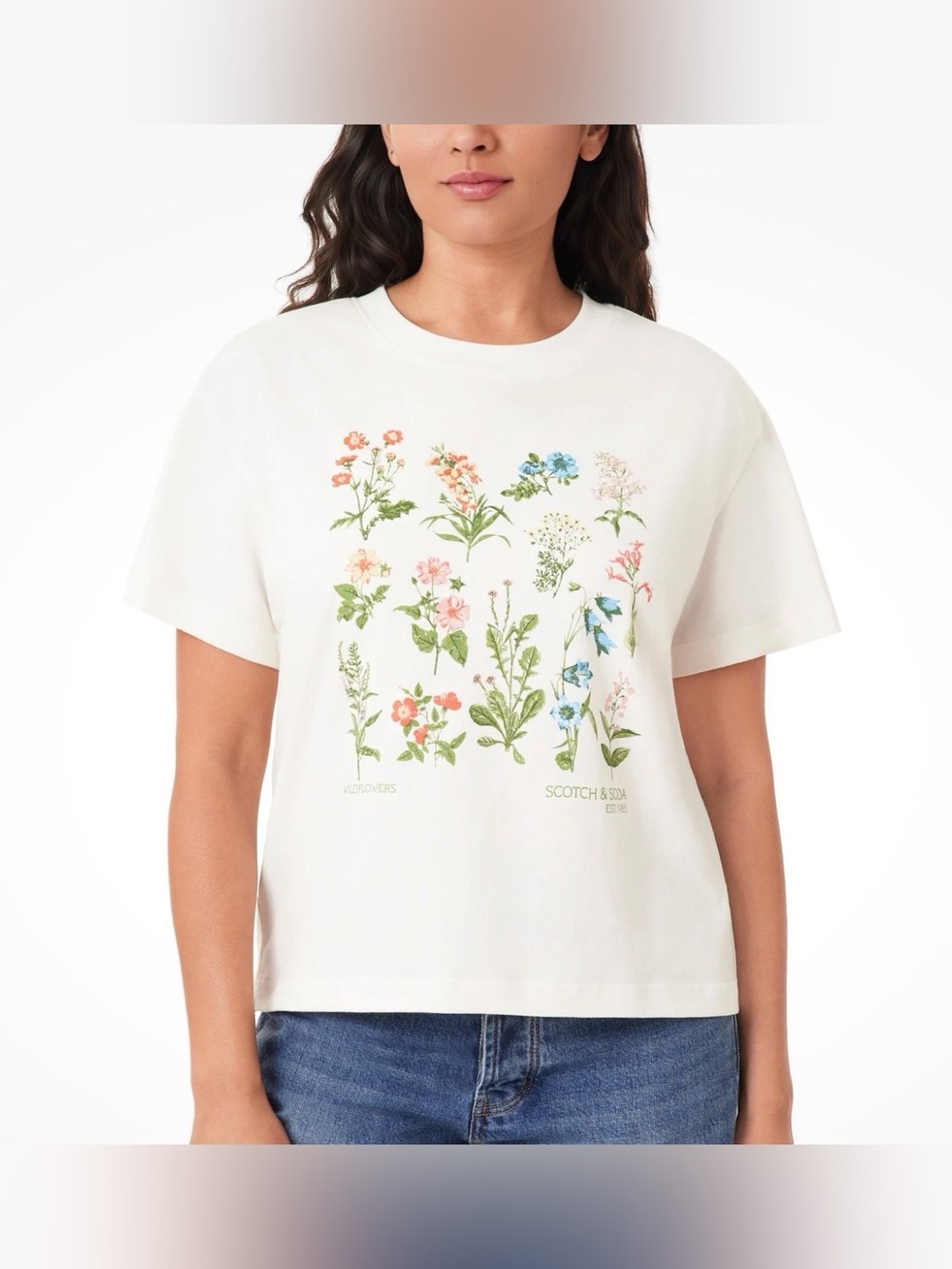 Scotch & Soda Ladies Short Sleeve Top